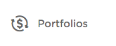 Portfolios in the left-hand menu